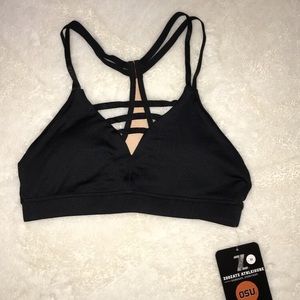 Oregon State Black Sports Bra